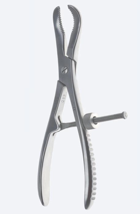 Зажими, хірургічні, для утримання кісток, з різьбовою фіксацією, загальна довжина 170 мм, 6 3/4". Бренд - Asanus Medizintechnik Gmb, Німеччина